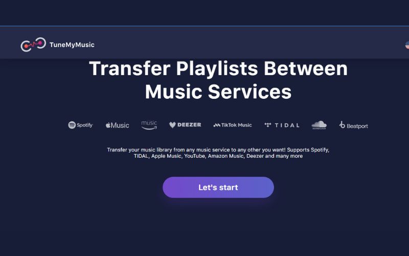 click Let us Start | Export Amazon Music Playlist to MP3/CSV/Text/Word