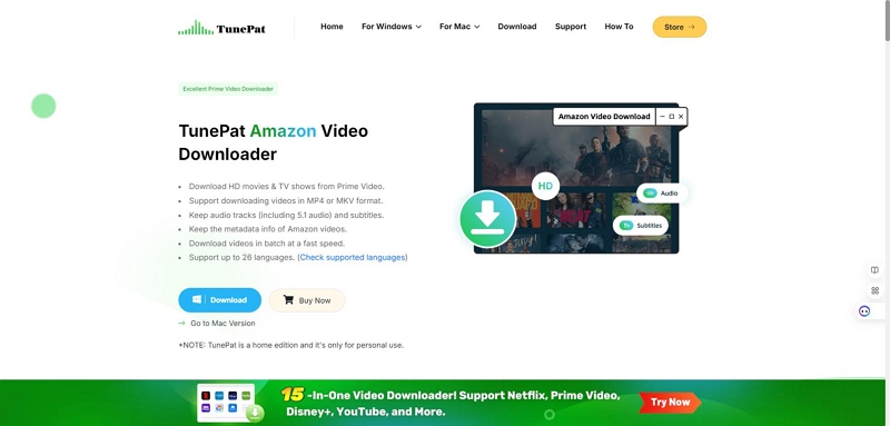 original audio | tunepat amazon video downloader