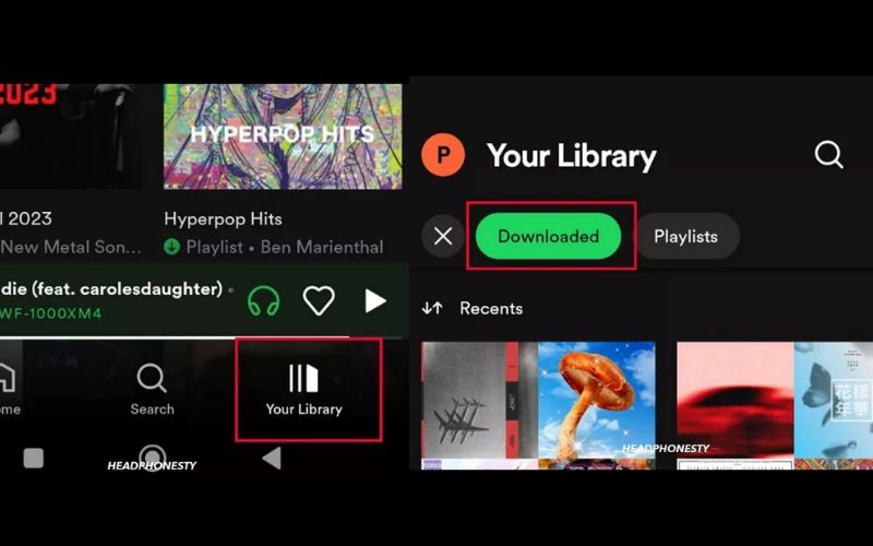 see Spotify saved playlists | Undownload Songs or Playlists on Spotify