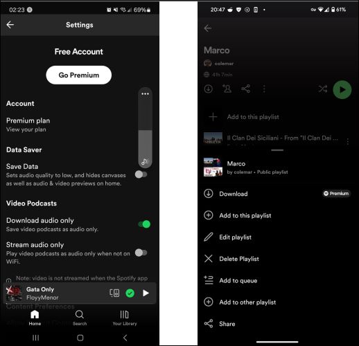 xManager Spotify interface | xManager Spotify APK